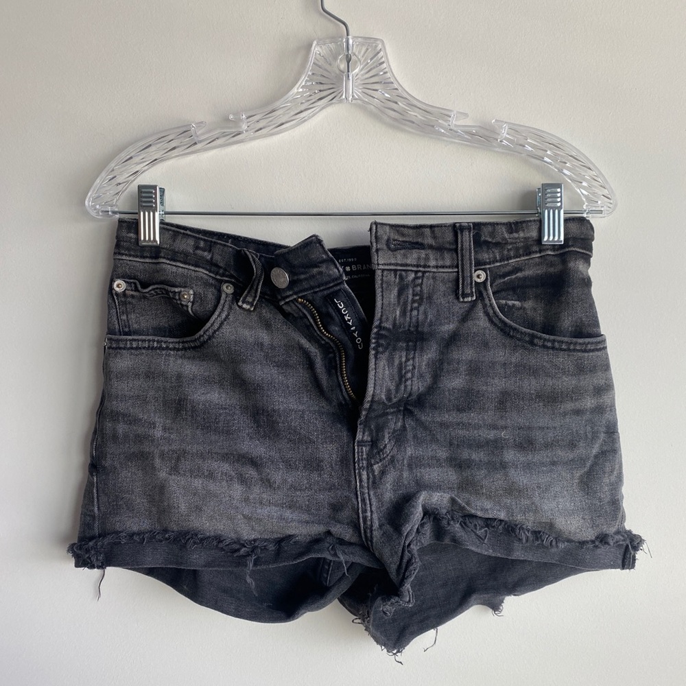 Lucky Brand black denim shorts